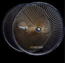 26” STEEL 140 SPOKE WHEELSET GOLD