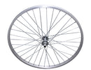 24 36/SPOKE TRIKE ALLOY FRONT WHEEL 14G UCP 3/8 AXLE SINGLE WALL SILVER