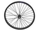 26 X 45MM ALLOY FRONT WHEEL 36 SPOKE 12GBLACK 3/8 AXLE DOUBLE WALL BLACK