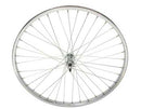 26 X 1.75 STEEL FREEWHEEL 36 SPOKE 12G UCP 3/8 AXLE SINGLE WALL CHROME.