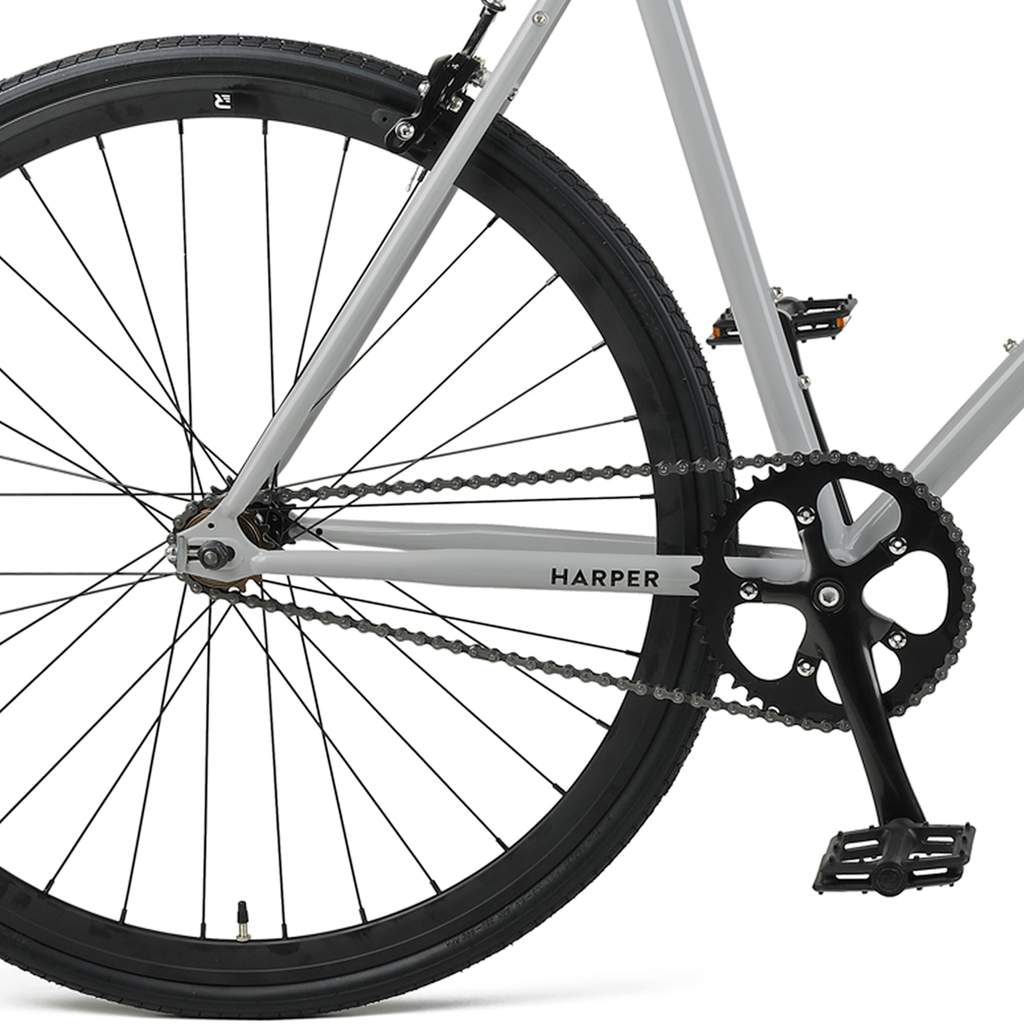 fixed gear bike brake Harper Single-Speed Fixie/ Slate – Mr. Bikes