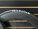 70mm Black Wheelset Pair W/ ThickSlicks