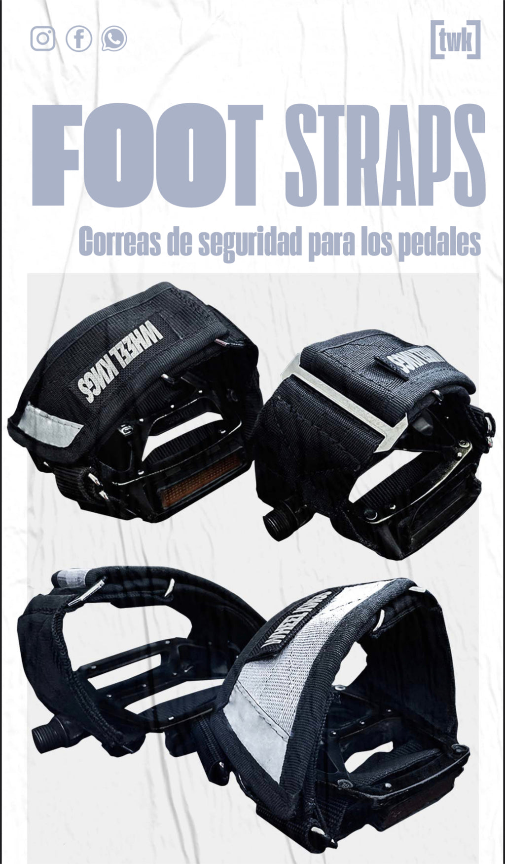 WHEEL KNGS PEDAL STRAPS – Mr. Bikes