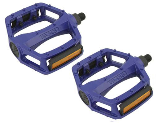 vp 565 pedals New Blue Alloy 9/16 Pedals – Mr. Bikes