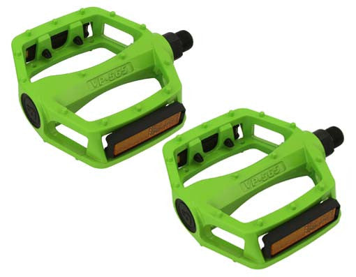 pedal green New Lime Green Alloy 9/16 Pedals – Mr. Bikes