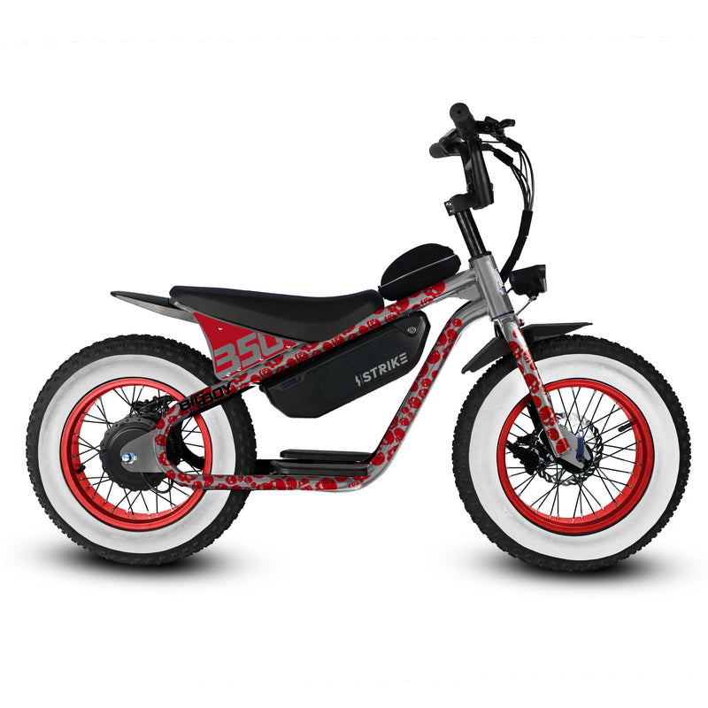 Strike Big Boy E-Bike Grey Skully – Bikes - Main Image