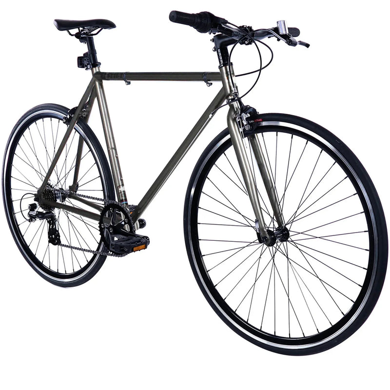 Golden Velo 7 Urban Commuter Bike Grey Mr. Bikes