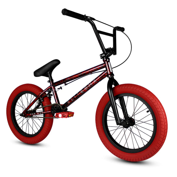 Elite Pee Wee 18'' Bmx Red Carnage