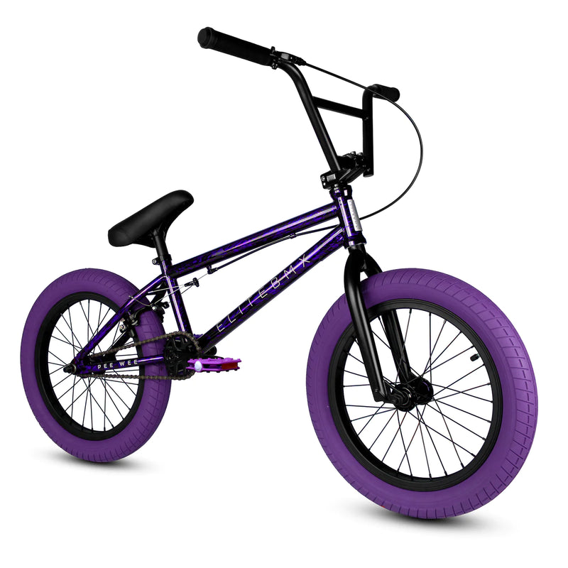 Elite Pee Wee 18'' Bmx Purple Carnage