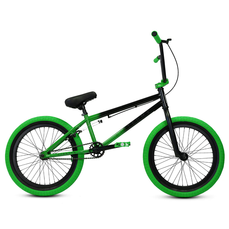 Elite BMX Stealth Bike Black Green