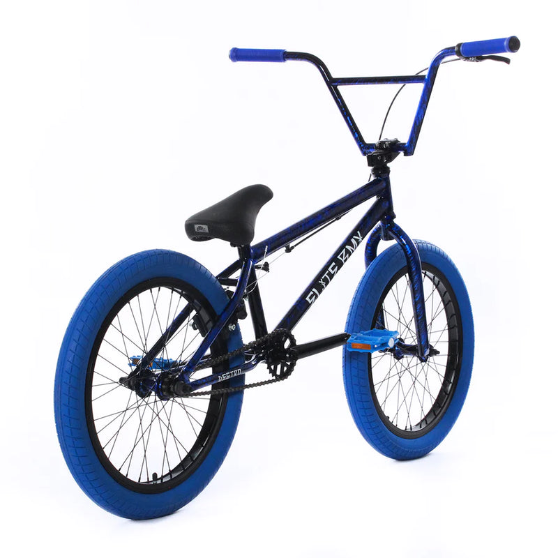 White and blue bmx bike sales