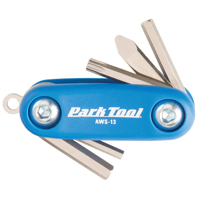 PARK TOOL AWS-13 MICRO FOLDING HEX/SCREWDRIVER SET