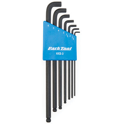 PARK TOOL HXS-3 STUBBY HEX WRENCH SET