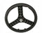 20" PLASTIC 3-SPOKE FRONT WHEEL 3/8 AXLE BLACK