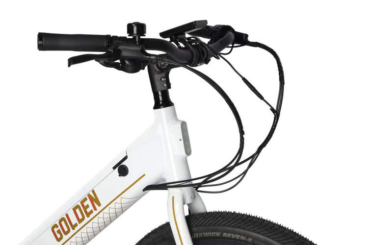 Golden Accelera Step Through E-bike White