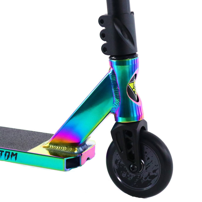 V2 Mayhem Phantom Pro Kick-Scooter Neo Chrome Oil Slick