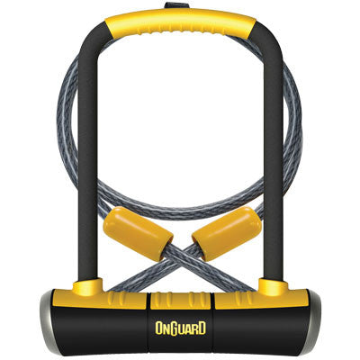 OnGuard Pit Bull DT U-Lock w.4 Cinch Loop Cable