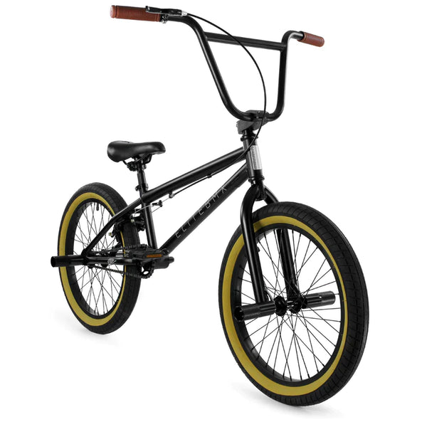 Elite BMX Stealth Bike Black Gum