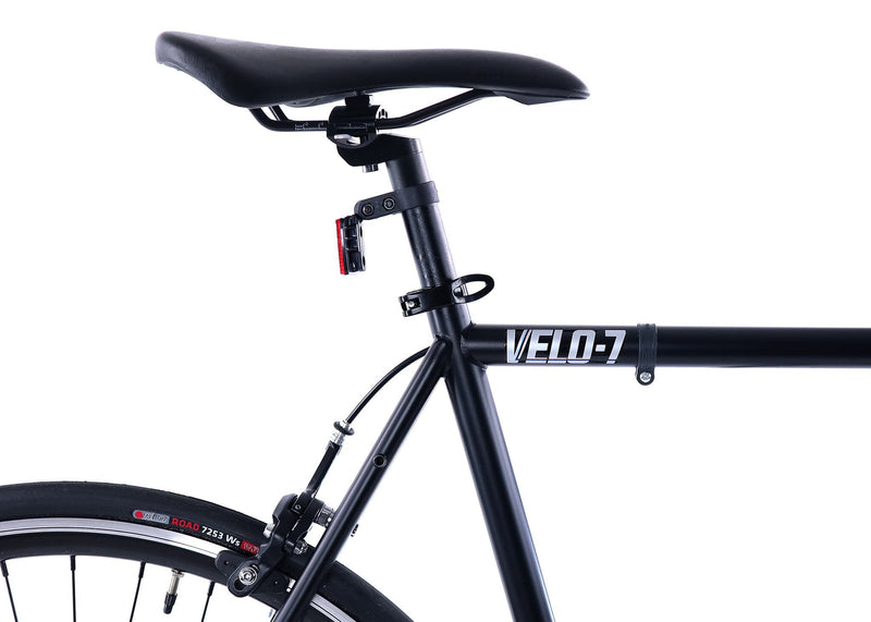 urban bike 7 gang Golden Velo 7 Urban Commuter Bike Black – Mr. Bikes