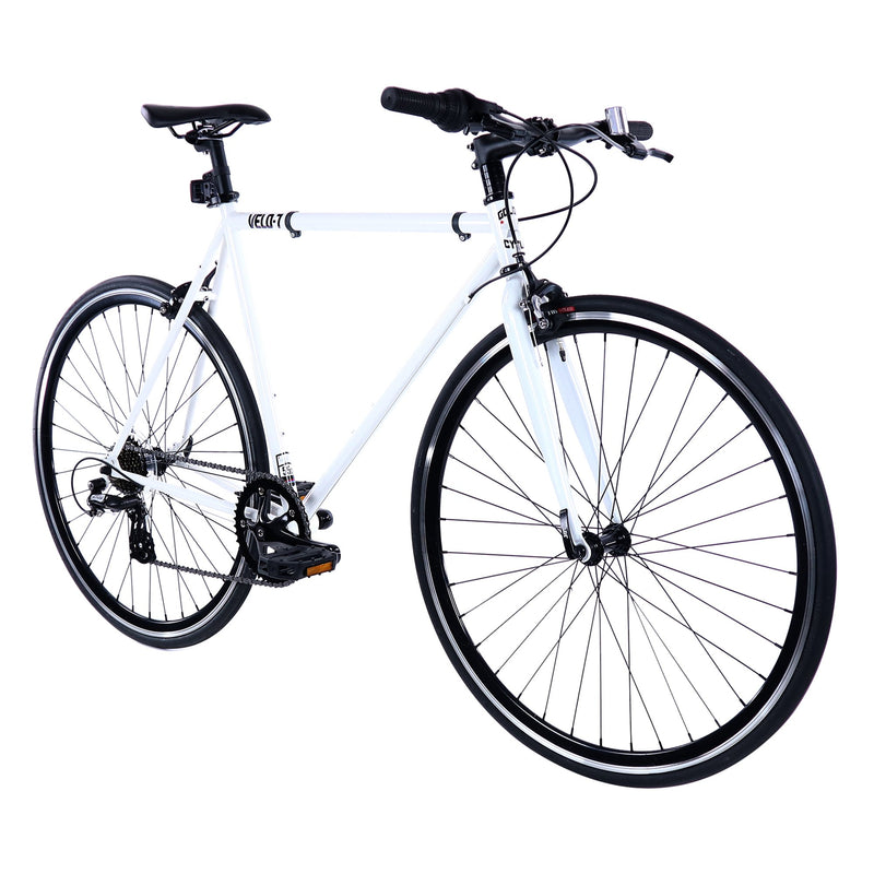 urban commuter bike Golden Velo 7 Urban Commuter Bike White – Mr. Bikes