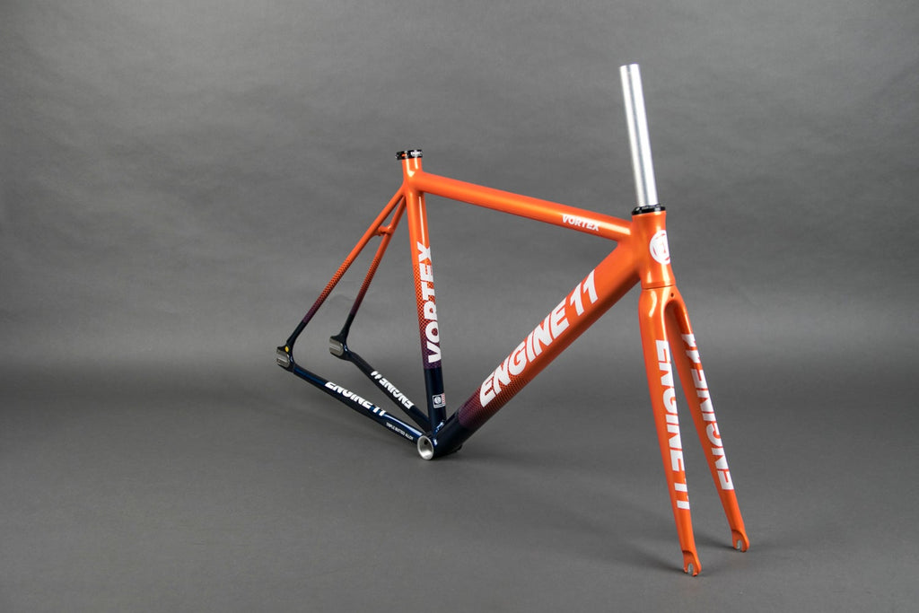 Engine 11 Vortex R Engine11 Vortex Orange Blue Fixed Gear Frames|| Mr. Bike Shop – Mr. Bikes