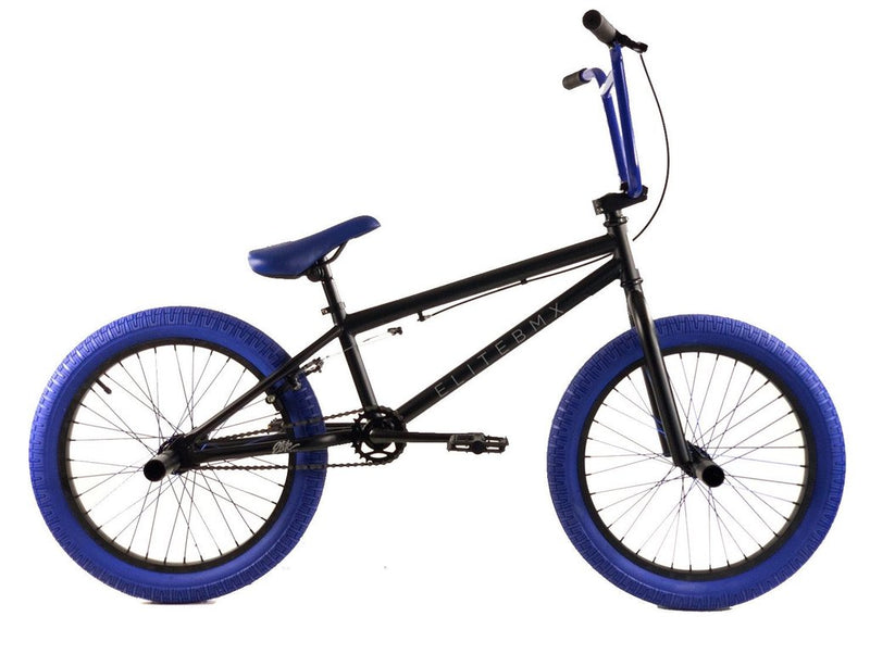 Elite BMX Stealth Bike Black Blue