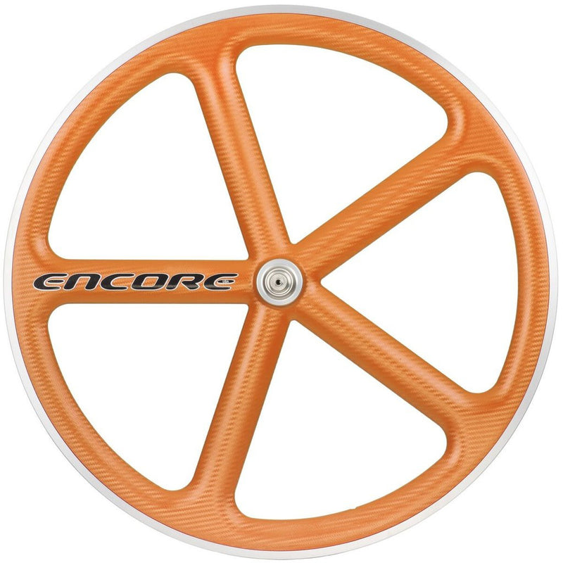 Encore Front Track Wheel Orange Mr. Bikes