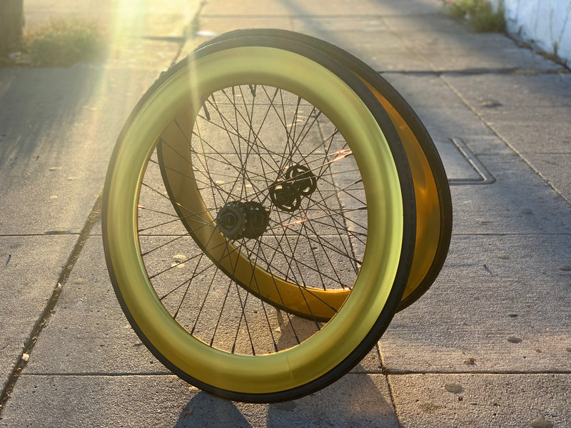 70mm Gold Wheels