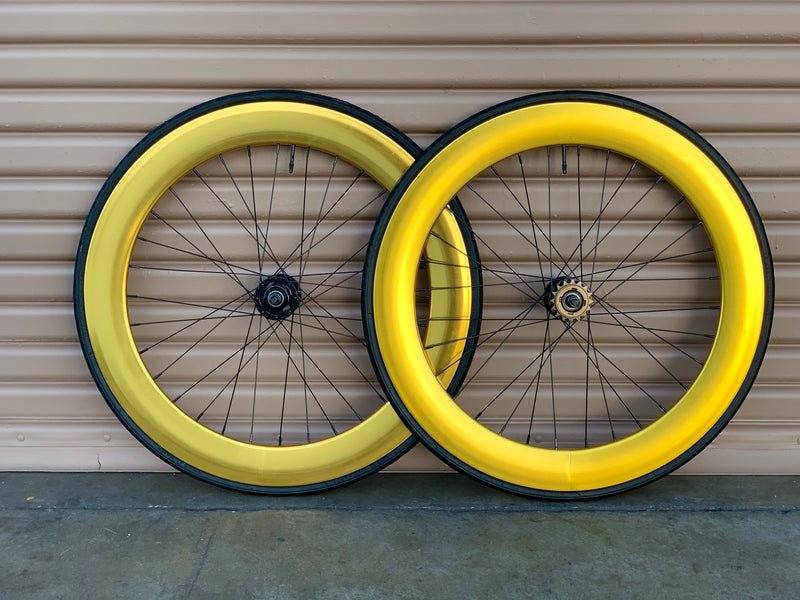 Gold bike 2025 wheels
